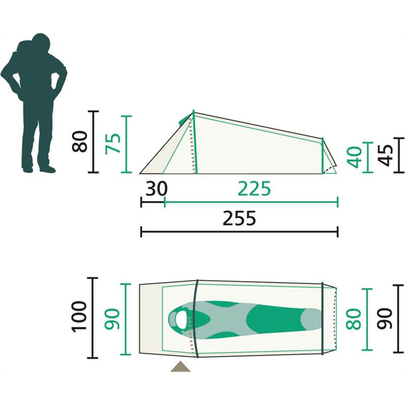 Jack Wolfskin Gossamer 1 Person Tent-5
